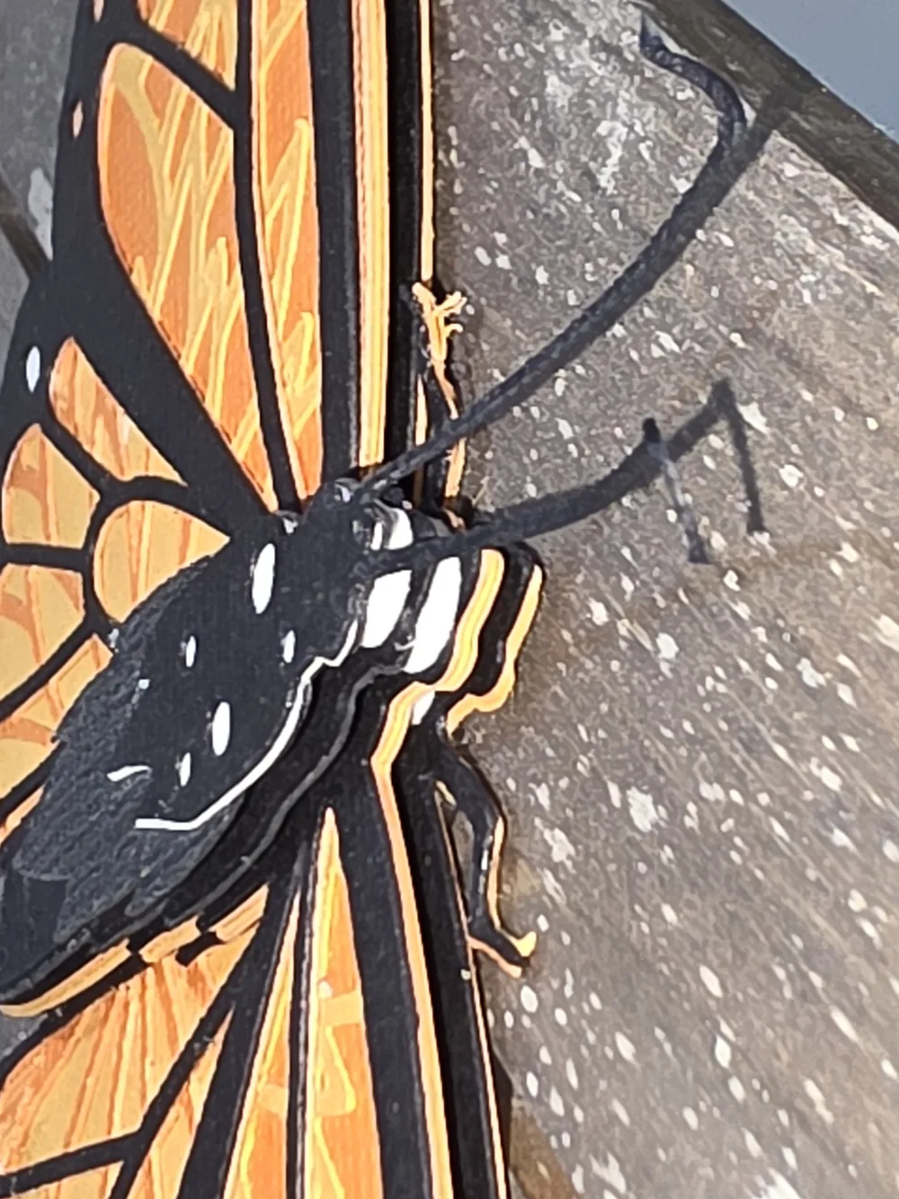 3-D MONARCH BUTTERFLY Perpetual Calendar (50% donation Included)